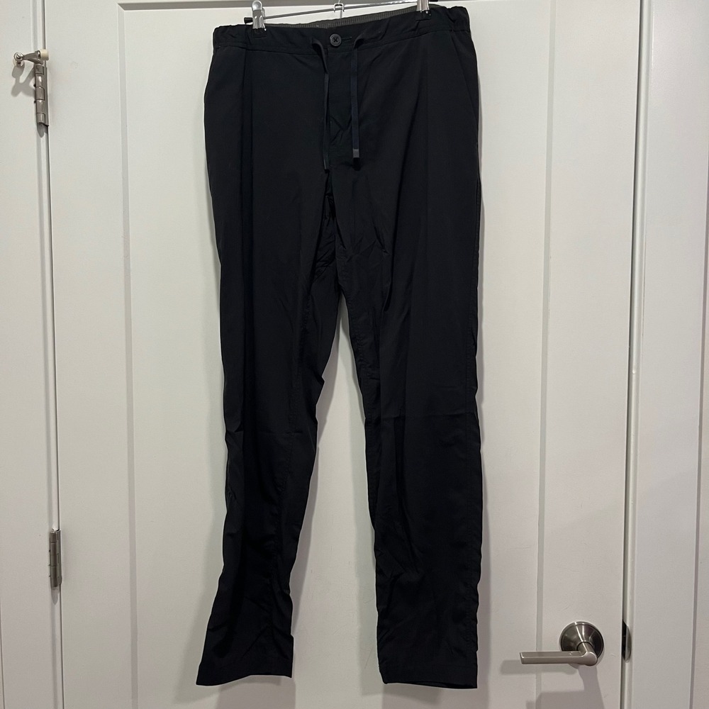REI Co-op‎ Mens Black Ripstop Nylon Spandex Stretch Outdoor Pants 34x32